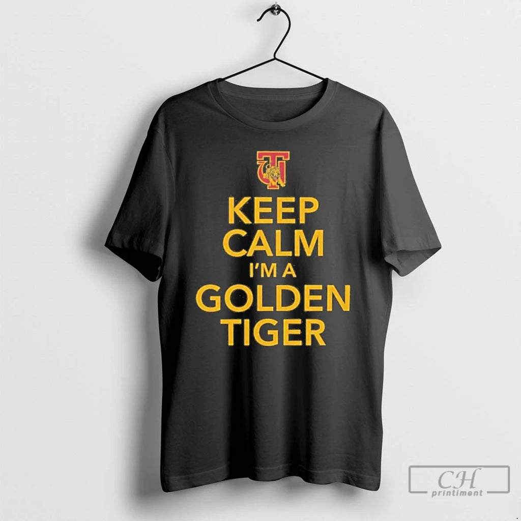 Classic Tuskegee University Tigers Keep Calm T Shirts Hoodie Longsleeve