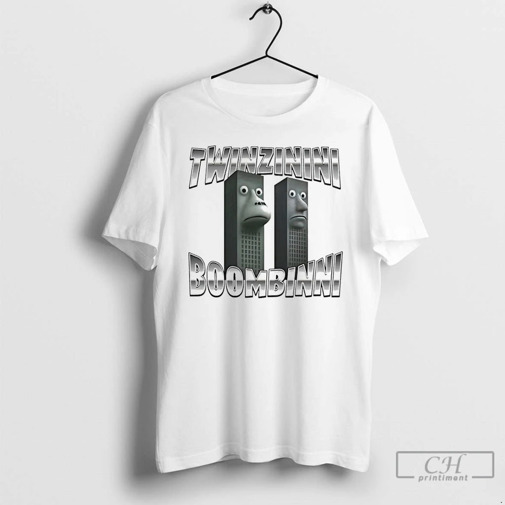 Classic Twinzinini Boombinni 9 11 Attacks Meme T Shirts Hoodie Longsleeve