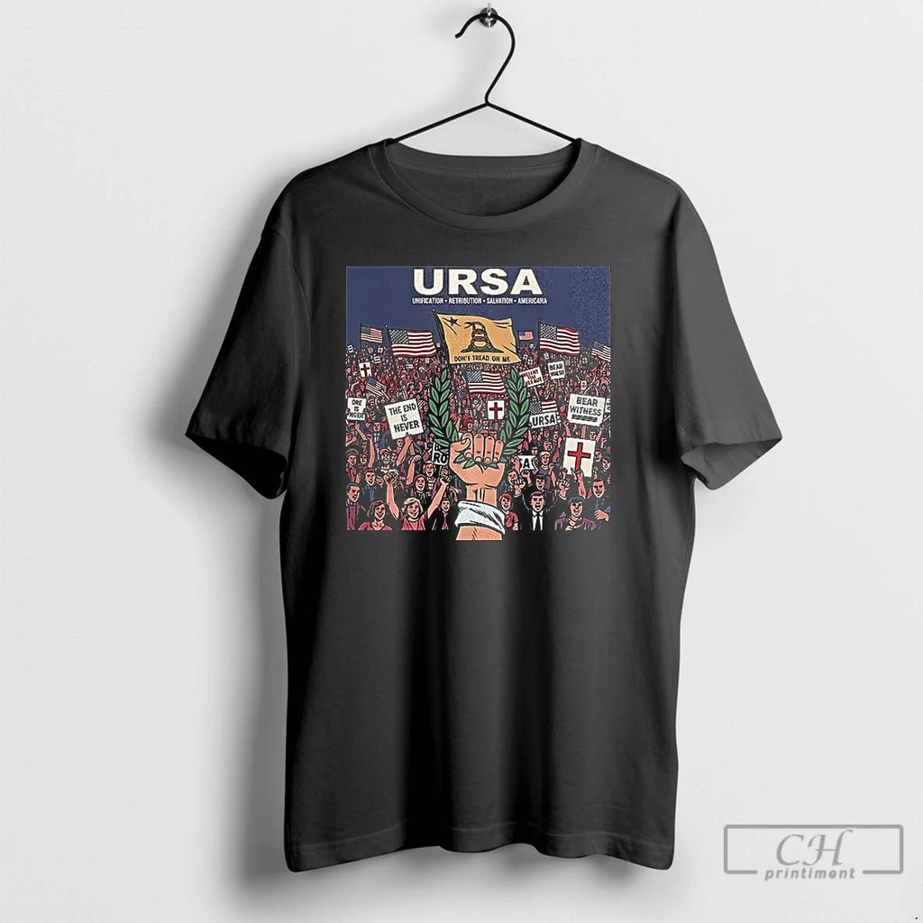 Classic Unification Retribution Salvation Americana Dont Tread On Me The End Is Never T Shirts