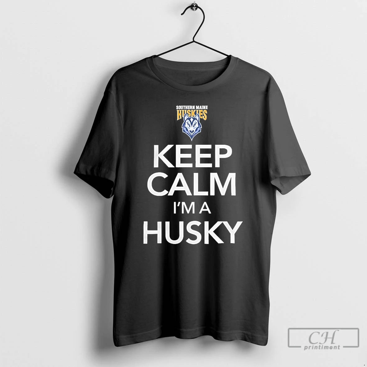 Classic University Of Southern Maine Huskies Keep Calm T Shirts Hoodie Longsleeve