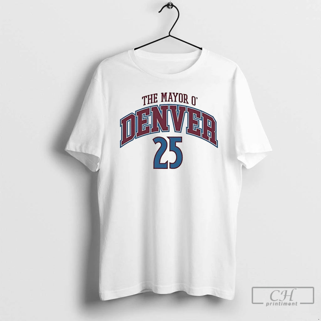 Classic Valeri Nichushkin The Mayor Odenver Colorado Avalanche T Shirts Hoodie Longsleeve