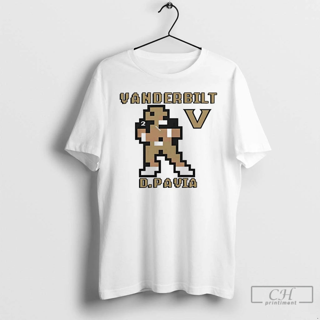 Classic Vanderbilt Commodores Diego Pavia Retro Baller T Shirts