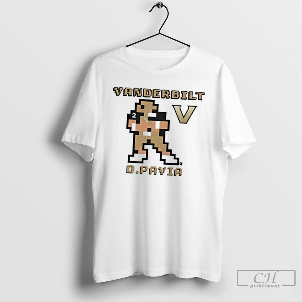 Classic Vanderbilt Football Diego Pavia Retro Baller T Shirts