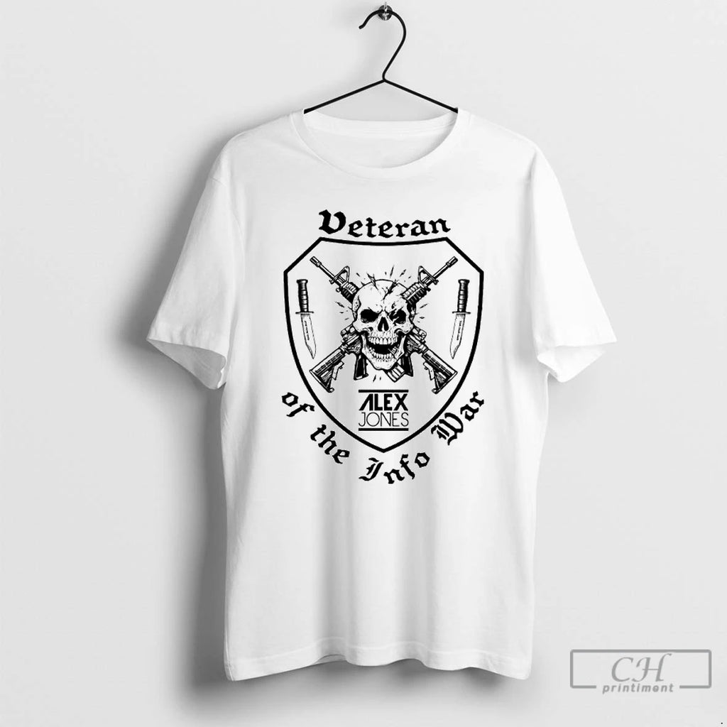 Classic Veteran Of The Infowar Skull Ornaments T Shirts