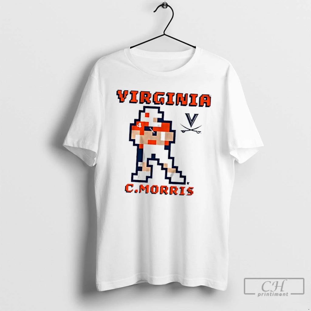 Classic Virginia Football Chandler Morris Retro Baller T Shirts