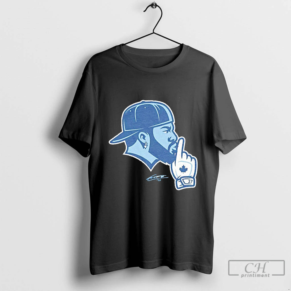 Classic Vladimir Guerrero Jr Toronto Blue Jays Vladdy Shush Blackshirt T Shirts