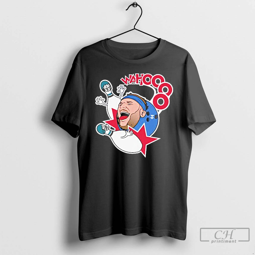 Classic Wahooo New York Football Giants Cam Skattebo T Shirts