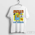 Classic Welcome To The United States Of Los Angeles Ice Keep Out Mens White Tee
