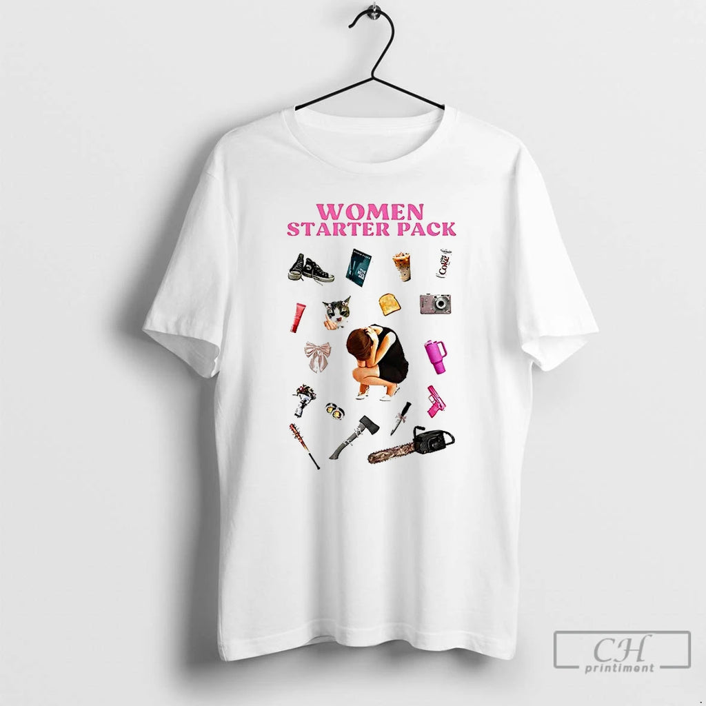 Classic Women Starter Pack T Shirts Hoodie Longsleeve