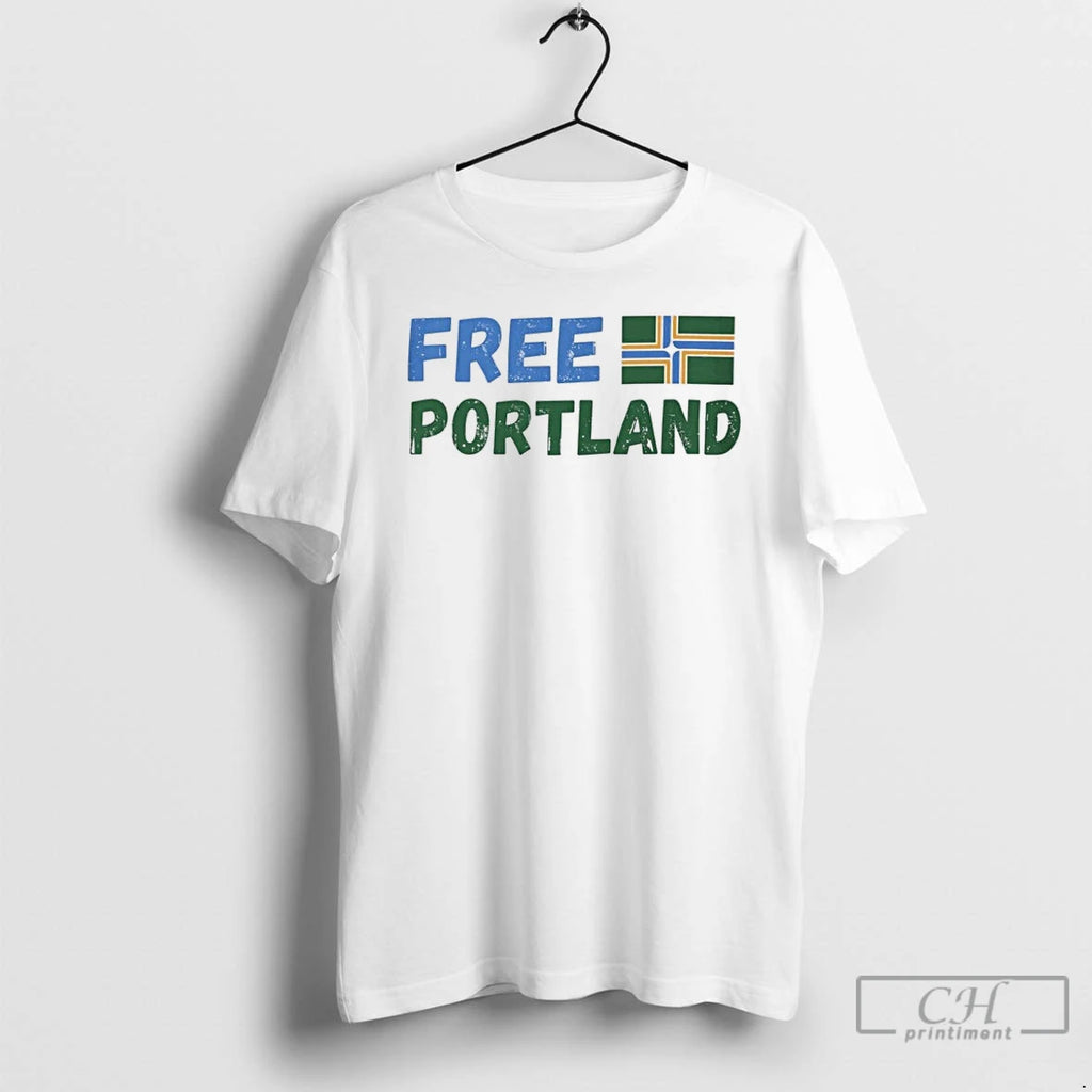 Classic Free Portland Resistance Fight Fascism T Shirts