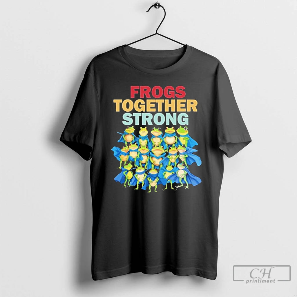 Classic Frogs Together Strong T Shirts