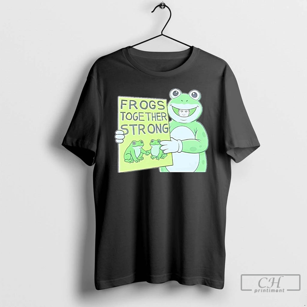 Classic Frogs Together Strong Anti Ice T Shirts
