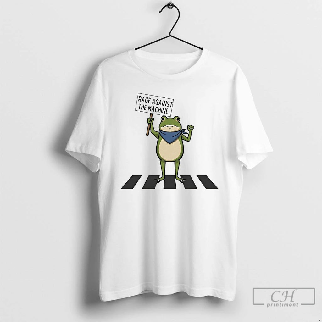 Classic Rage Against The Machine Abolish Ice Anti Fascism Peaceful Protest Portland Frog T Shirts
