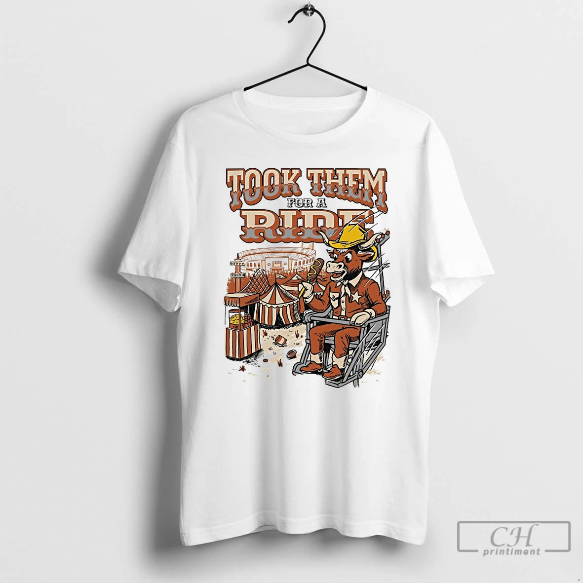 Classic Took Them For A Ride Texas Longhorns T Shirts