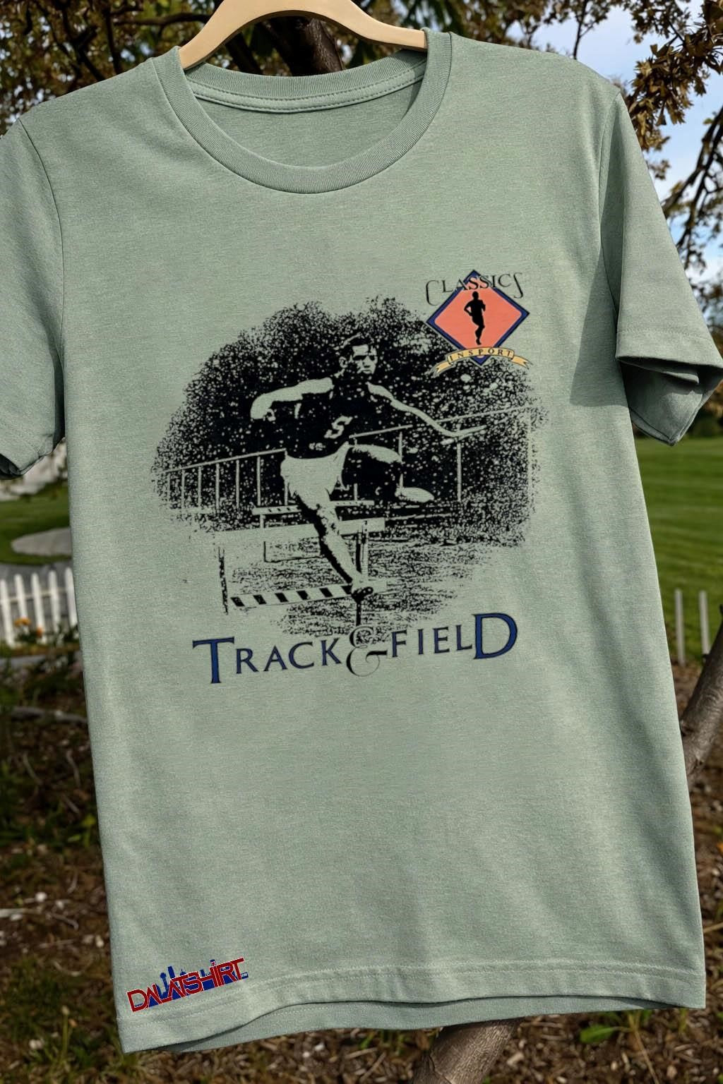 Classics Insport Track and Field Hurdle Athlete Graphic shirt