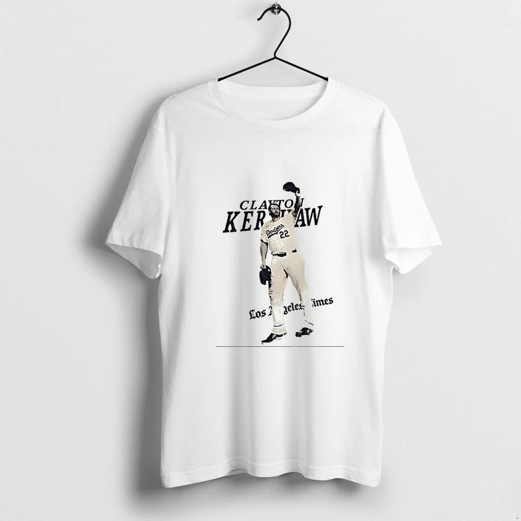 Clayton Kershaw Los Angeles Dodgers Mlb Baseball La Times 2025 Vintage Tshirts Sweater