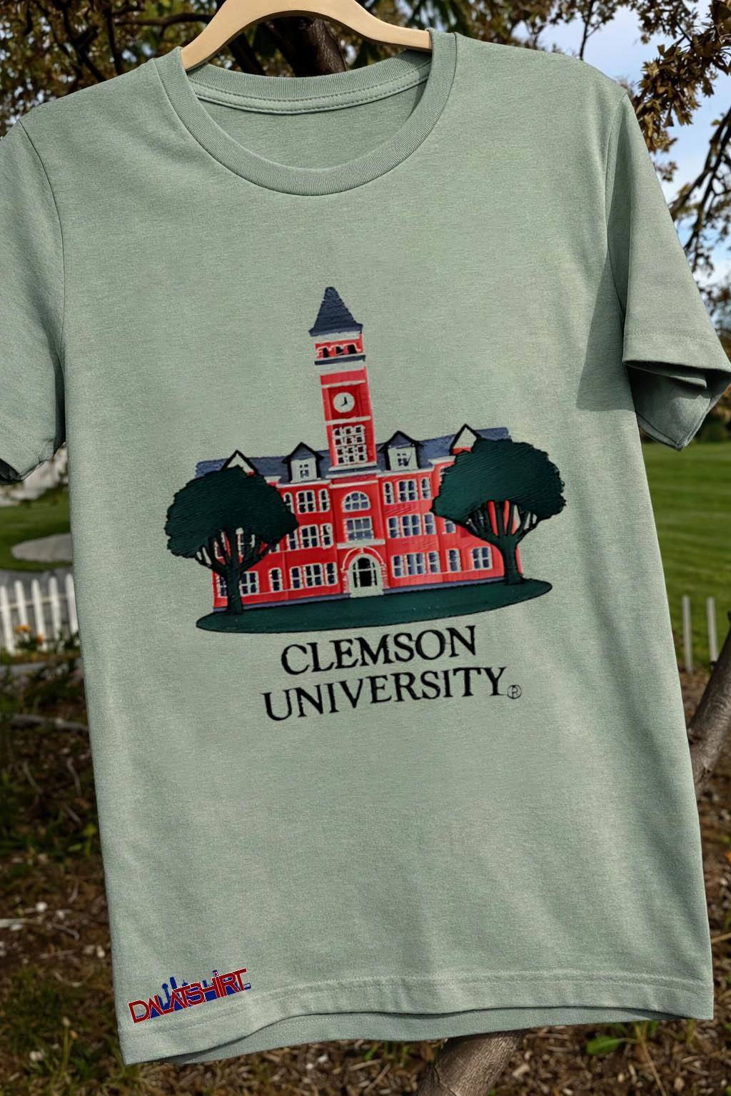 Clemson University Tillman Hall Clock Tower Graphic shirt