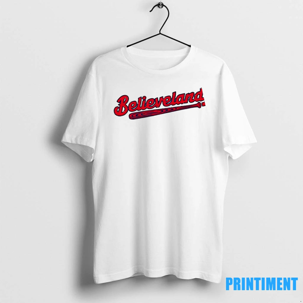 Cleveland Guardians Believeland Baseball Script Tshirts Sweater