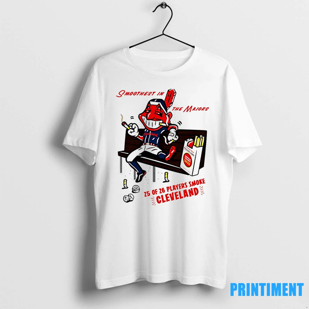 Cleveland Guardians Smoothest In The Majors 25 Of 26 Players Smoke Tshirts Sweater