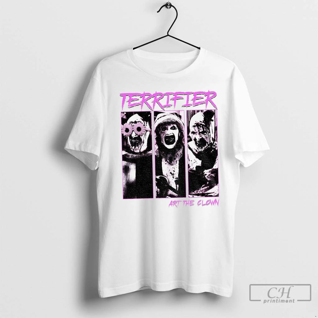 Clown Terrifier Art The Clown Scary Horror Clown Spooky Halloween T Shirts