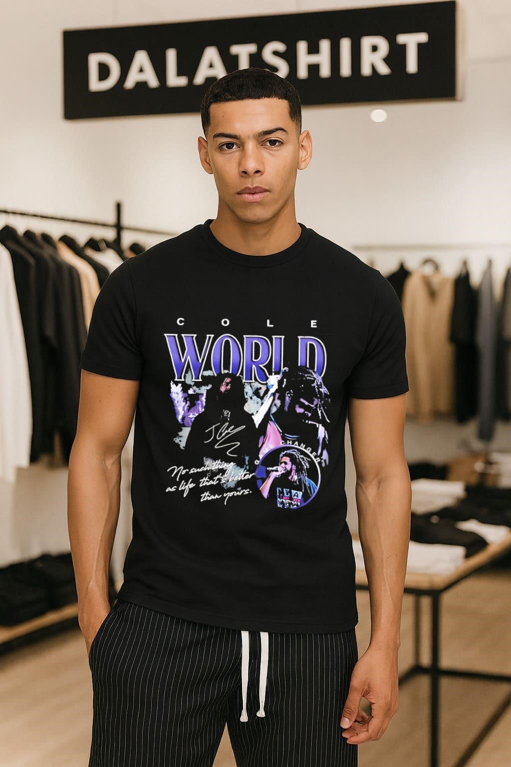 Cole World J. Cole Rapper Game Changer Quote shirt