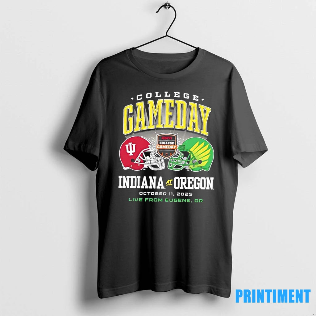 College Gameday Indiana Vs Oregon Live From Eugene Or Tshirts Sweater
