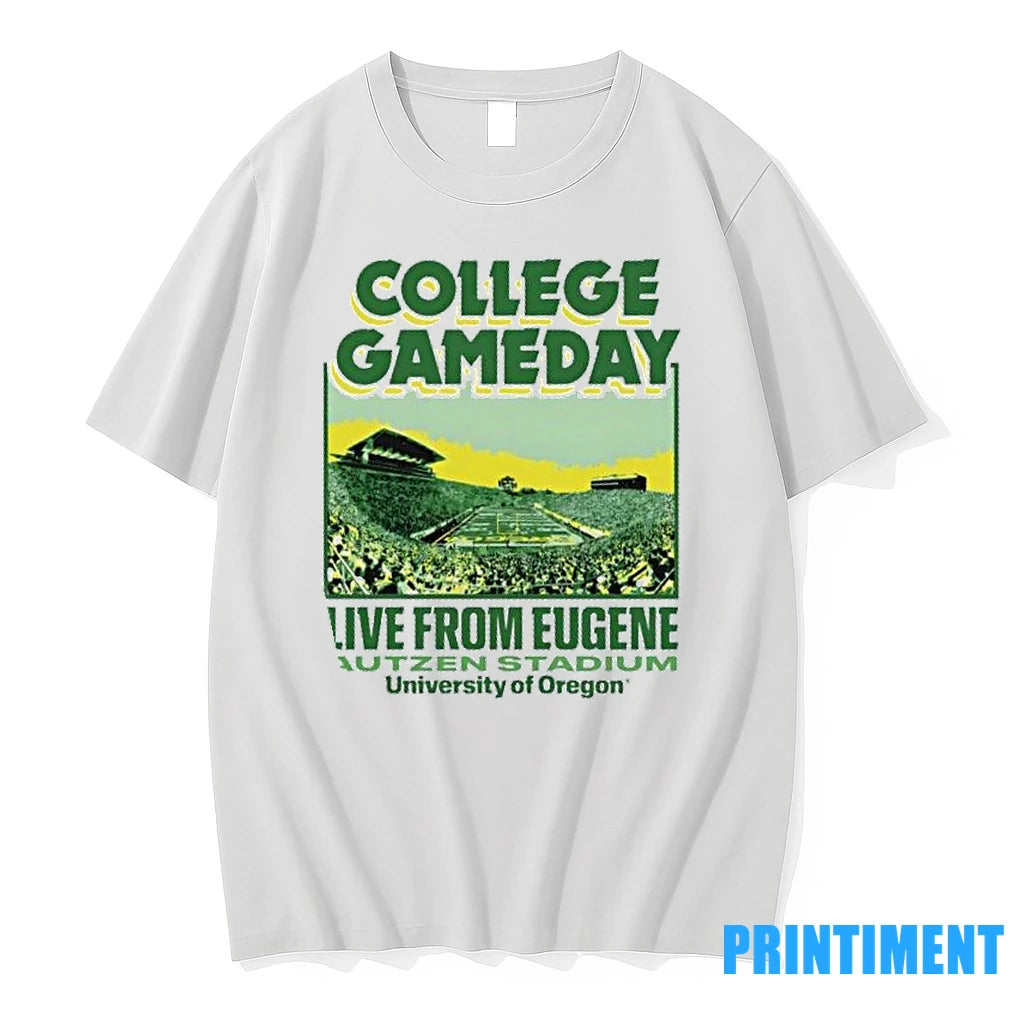 College Gameday Live From Eugene Autzen Stadium University Of Oregon Tshirts Sweater