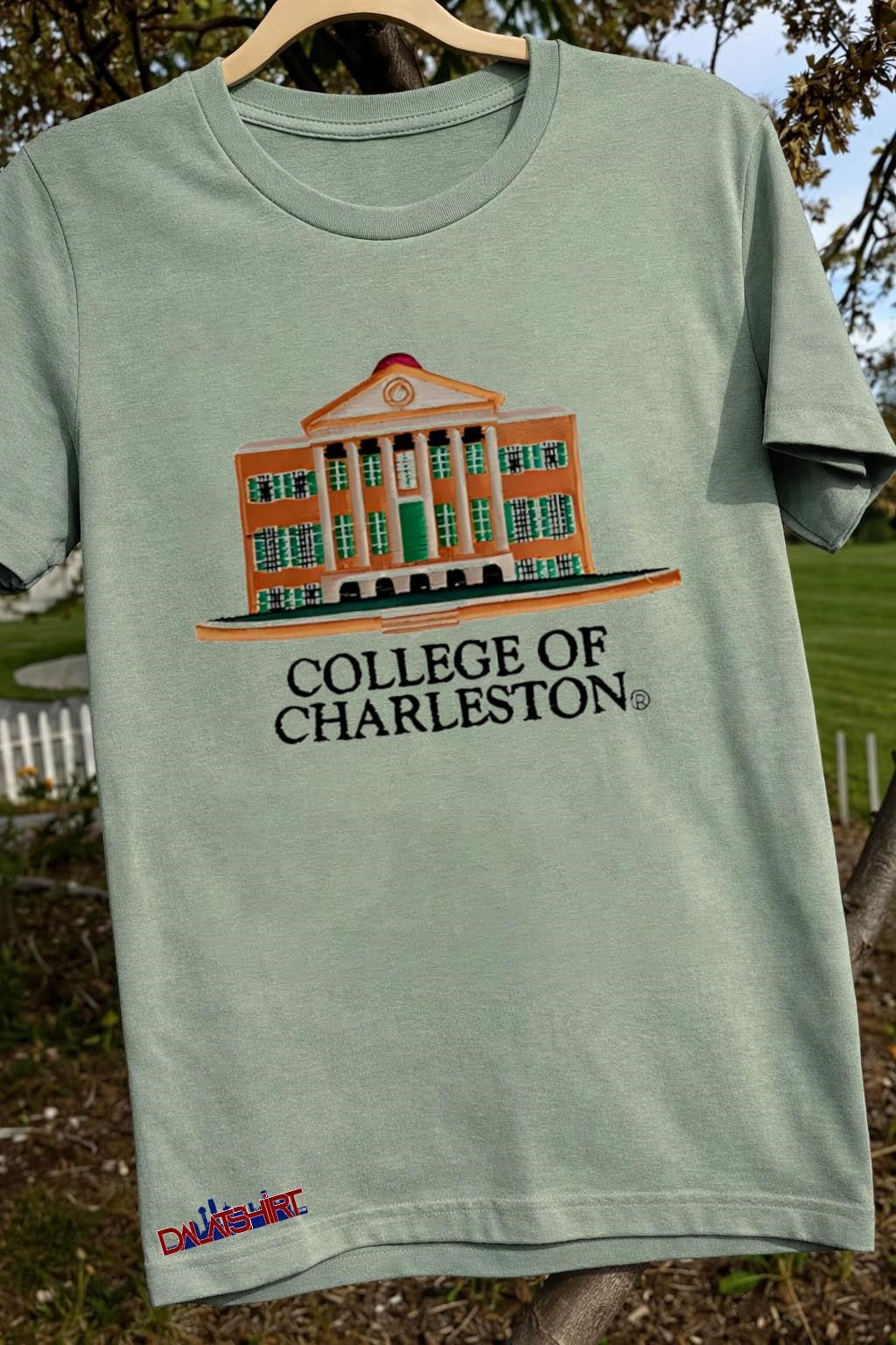 College of Charleston Randolph Hall Building Graphic shirt