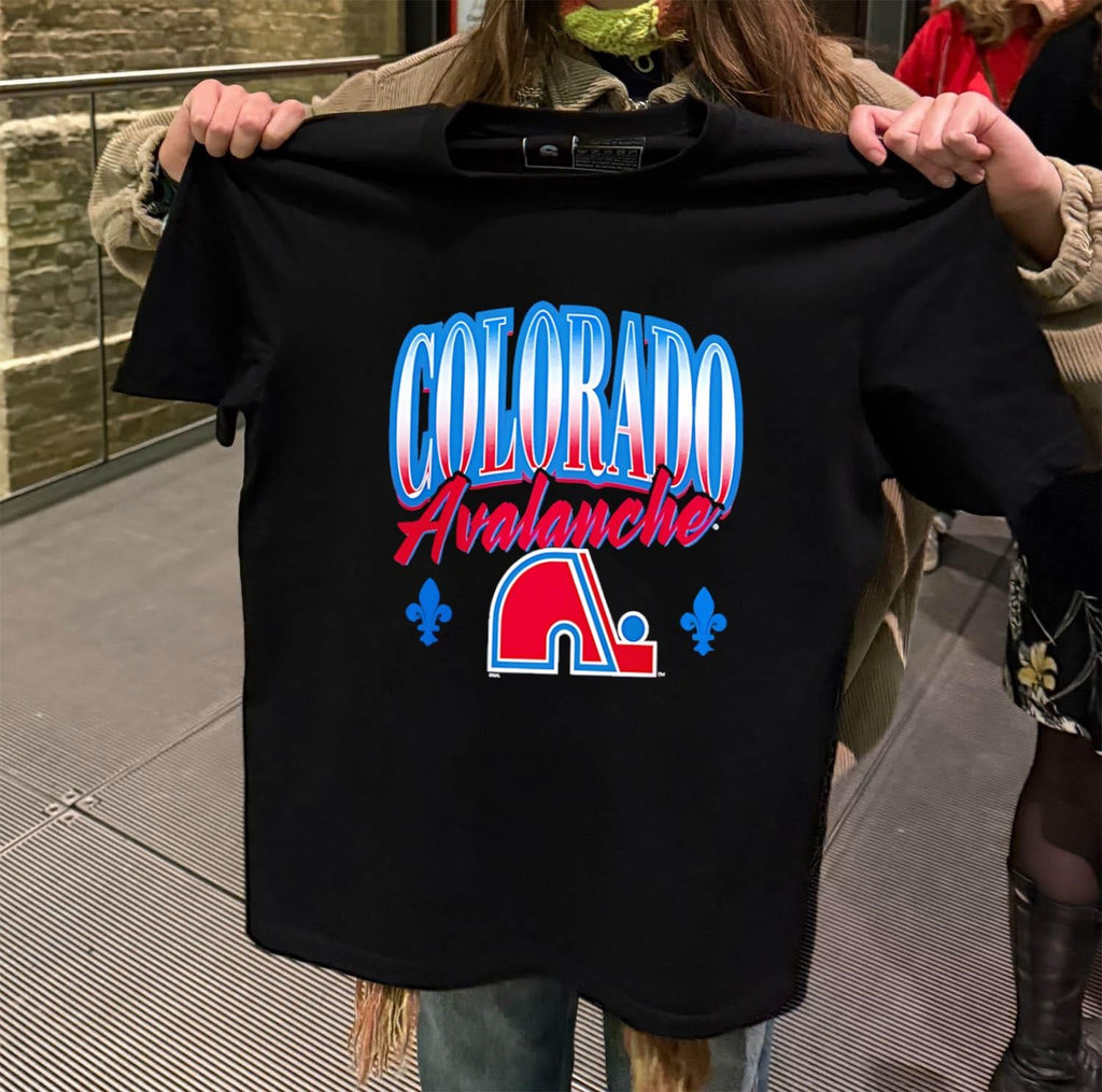 Colorado Avalanche Retro Nordiques Logo Quebec Fleur De Lis shirt