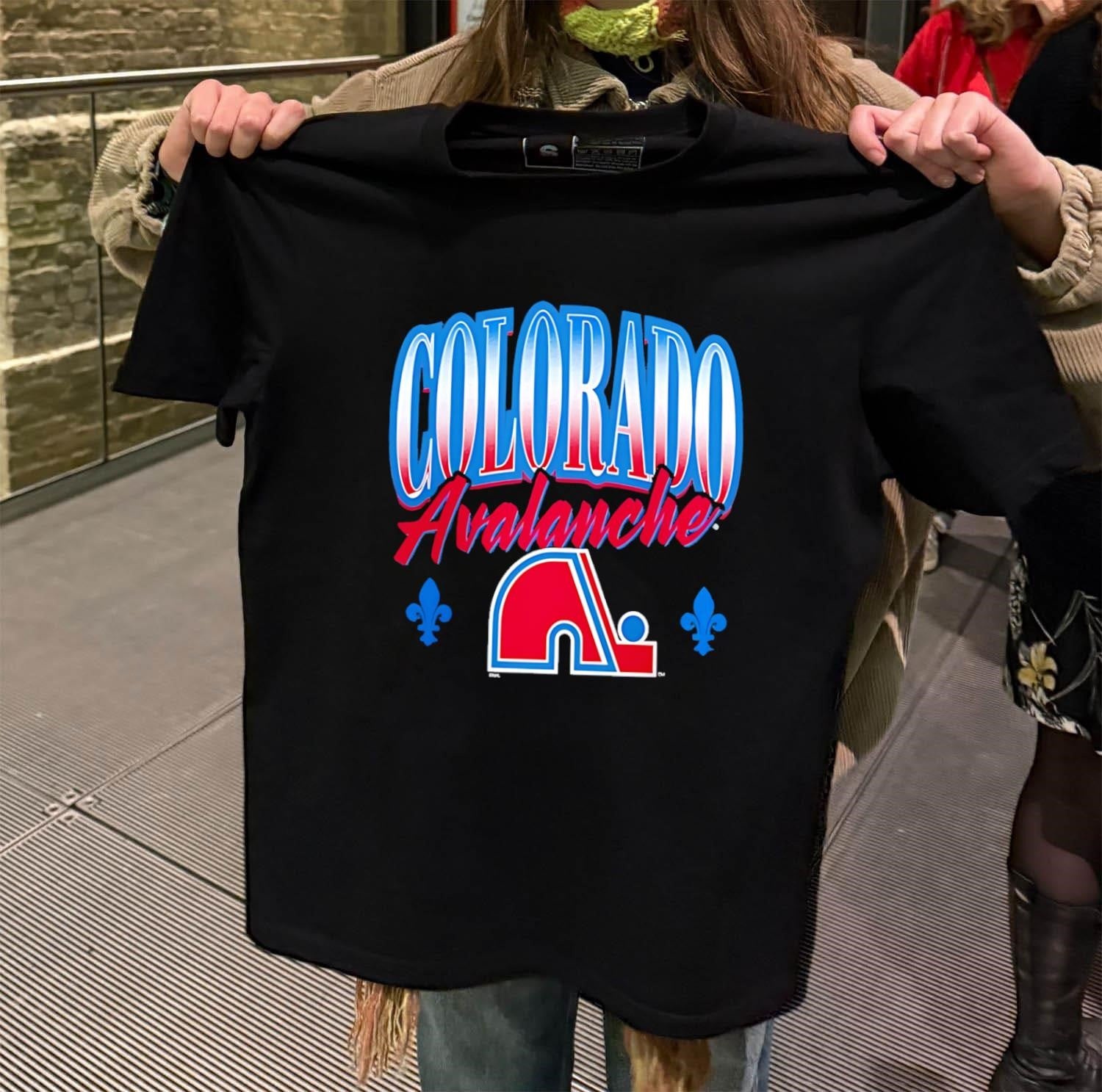 Colorado Avalanche Retro Nordiques Logo Quebec Fleur De Lis shirt