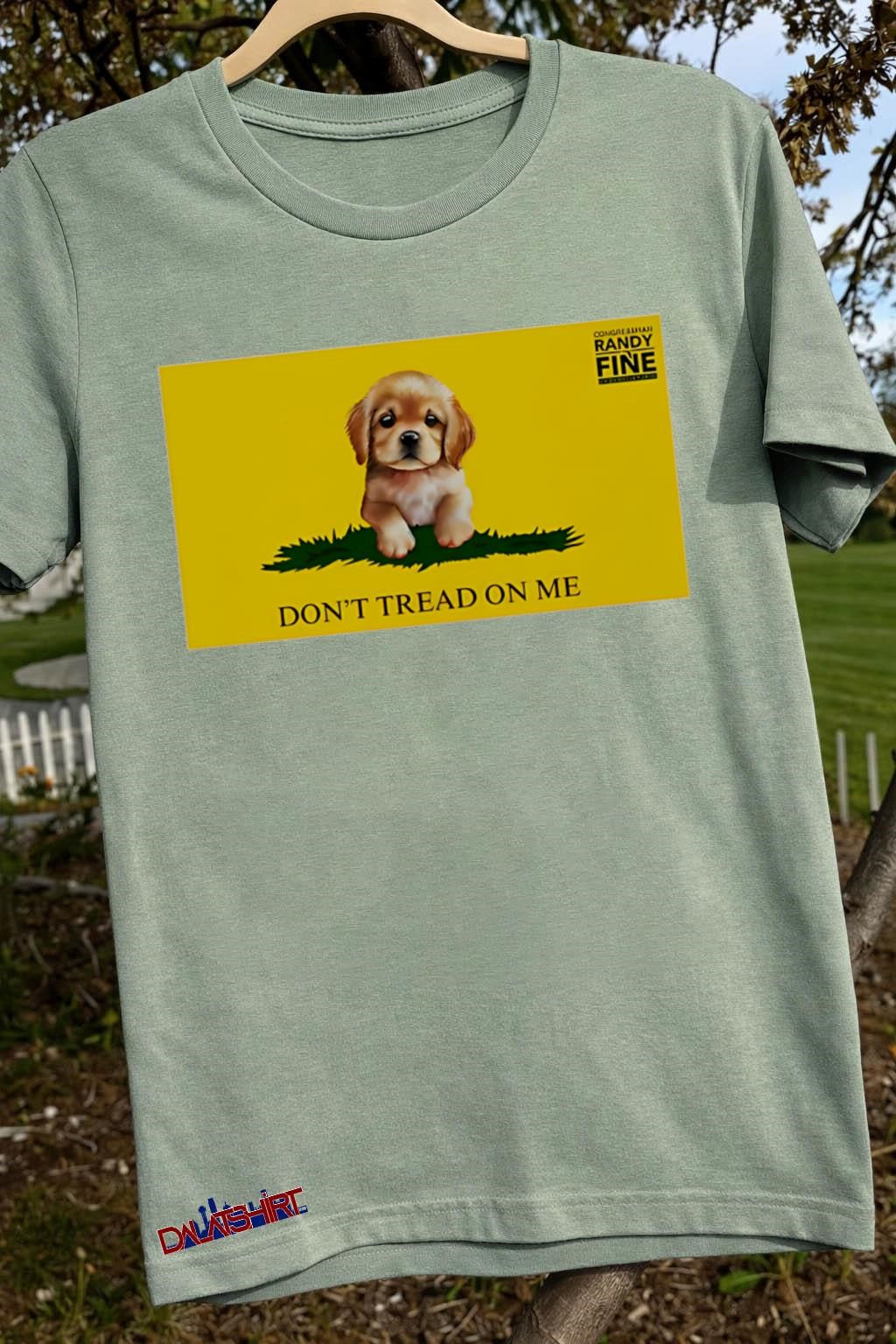 Congressman Randy Fine golden retriever puppy Don’t Tread On Me shirt