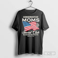 Conservative Moms Social Club Raising Patriots Usa Flag T Shirts