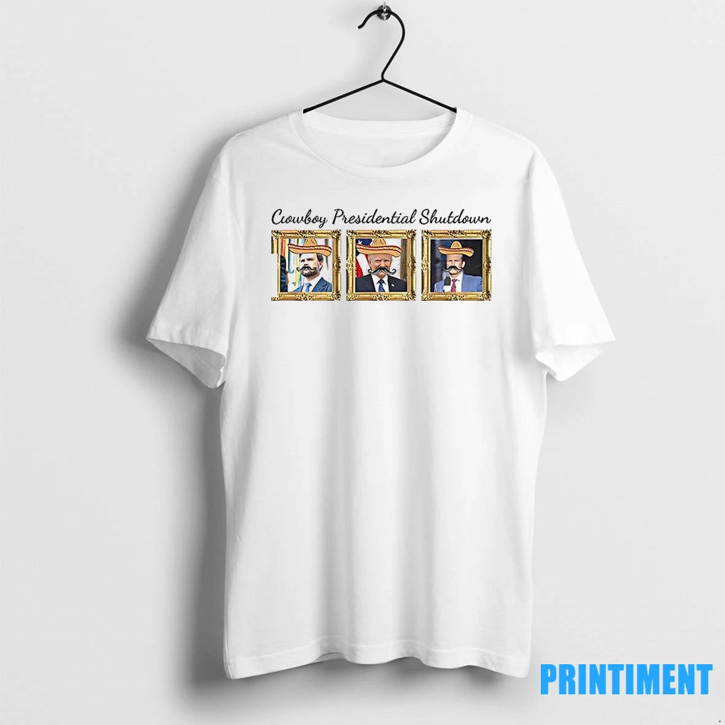 Cowboy Presidential Shutdown Tshirts Sweater