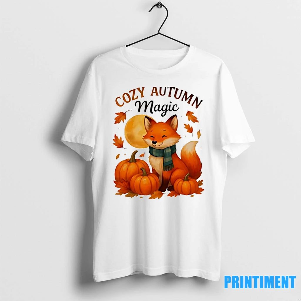 Cozy Autumn Magic Cute Fox Halloween Tshirts Sweater