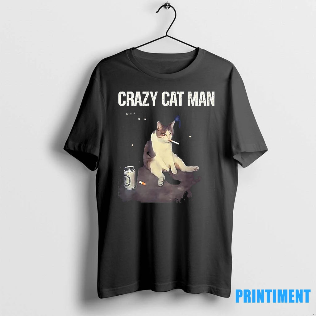 Crazy Cat Man Photo Tshirts Sweater
