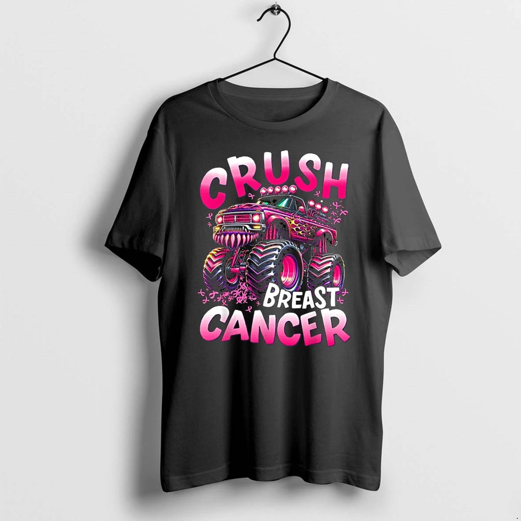 Crush Breast Cancer Monster Truck Tshirts Sweater