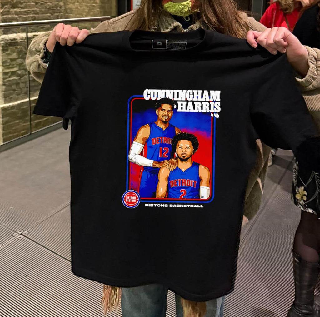 Cunningham Harris Detroit Pistons NBA Basketball 2026 shirt