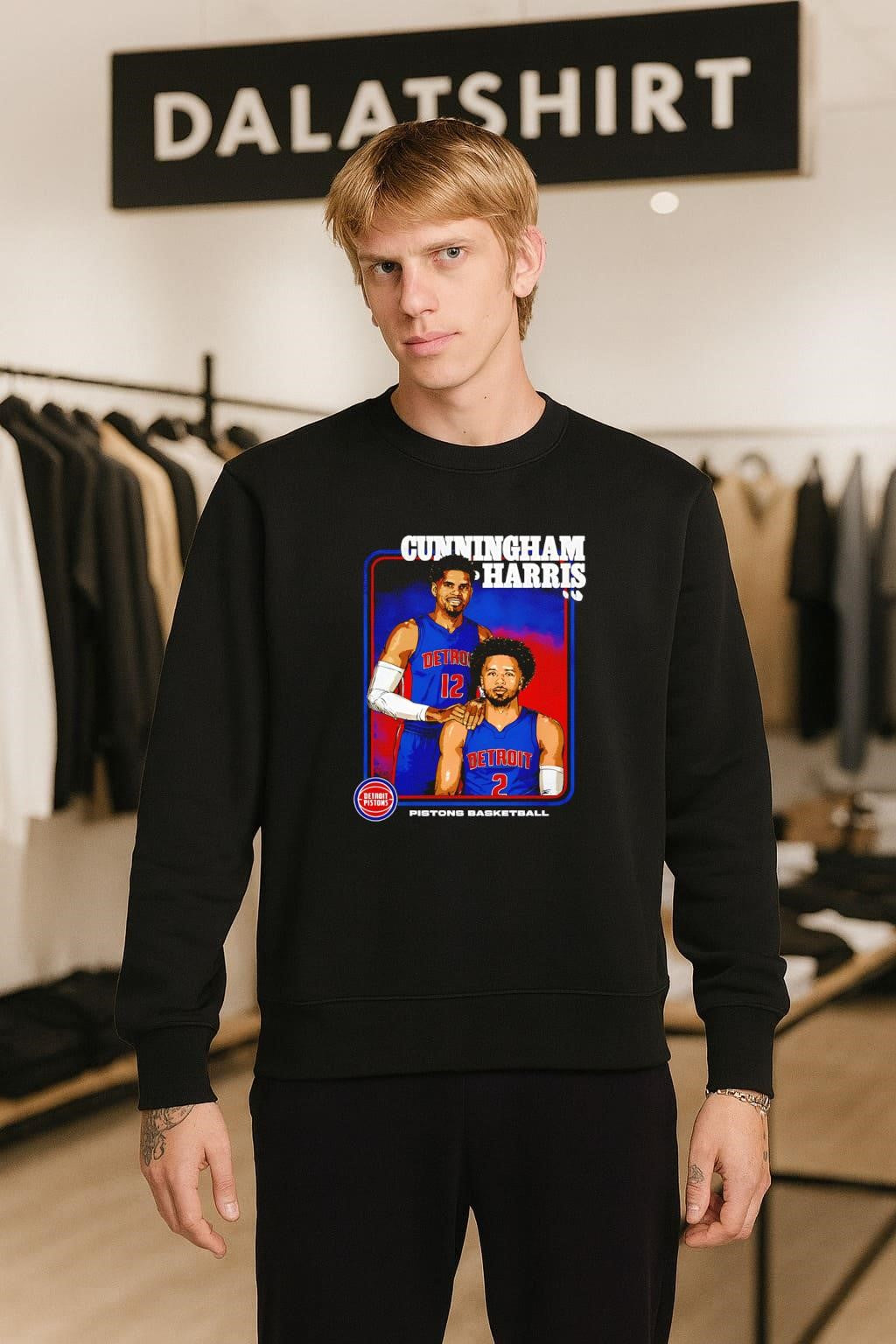 Cunningham Harris Detroit Pistons NBA Basketball 2026 shirt