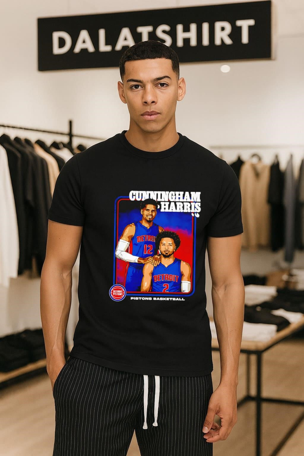 Cunningham Harris Detroit Pistons NBA Basketball 2026 shirt