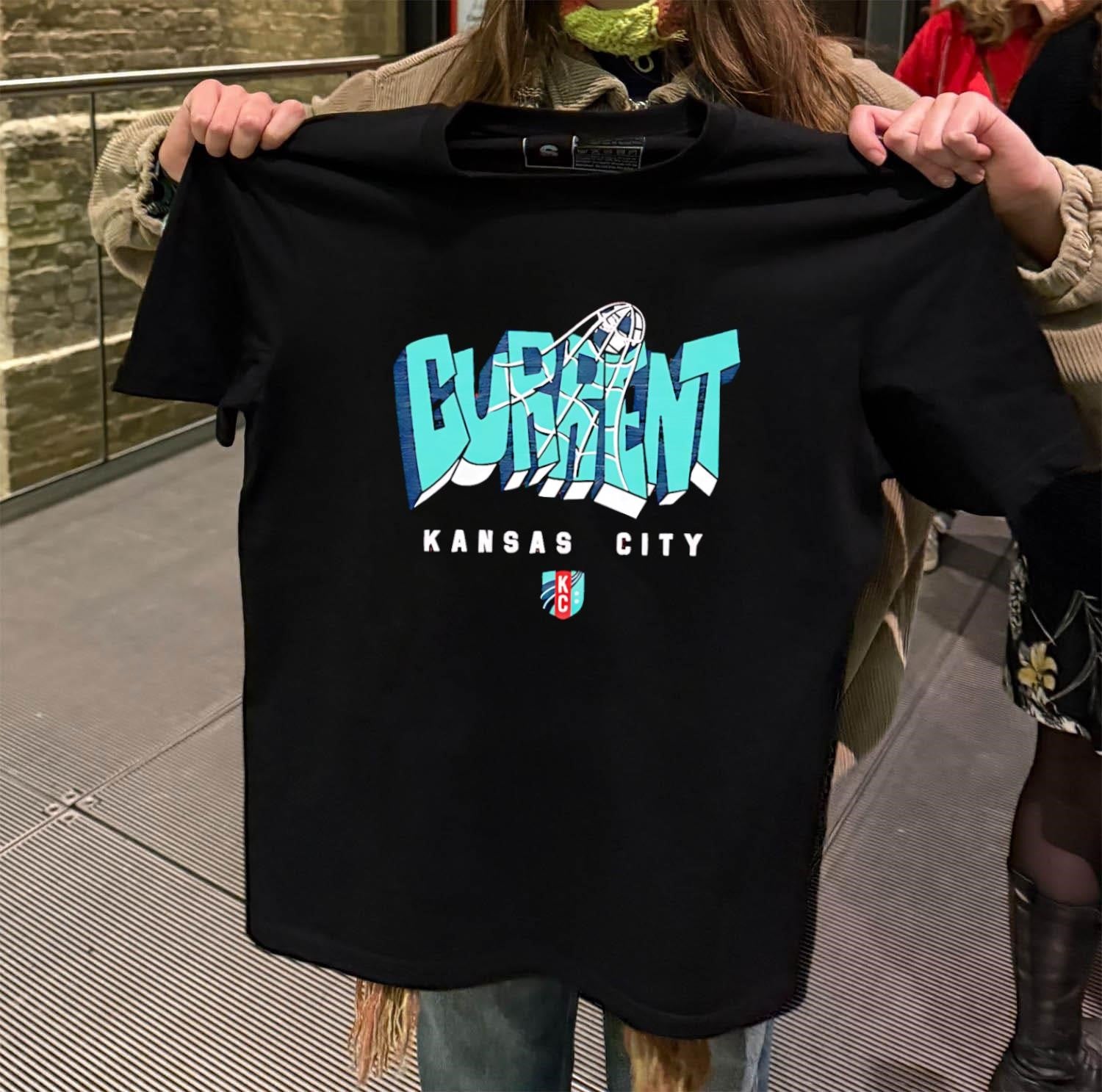 Current Kansas City Soccer Ball Net Goal shirt