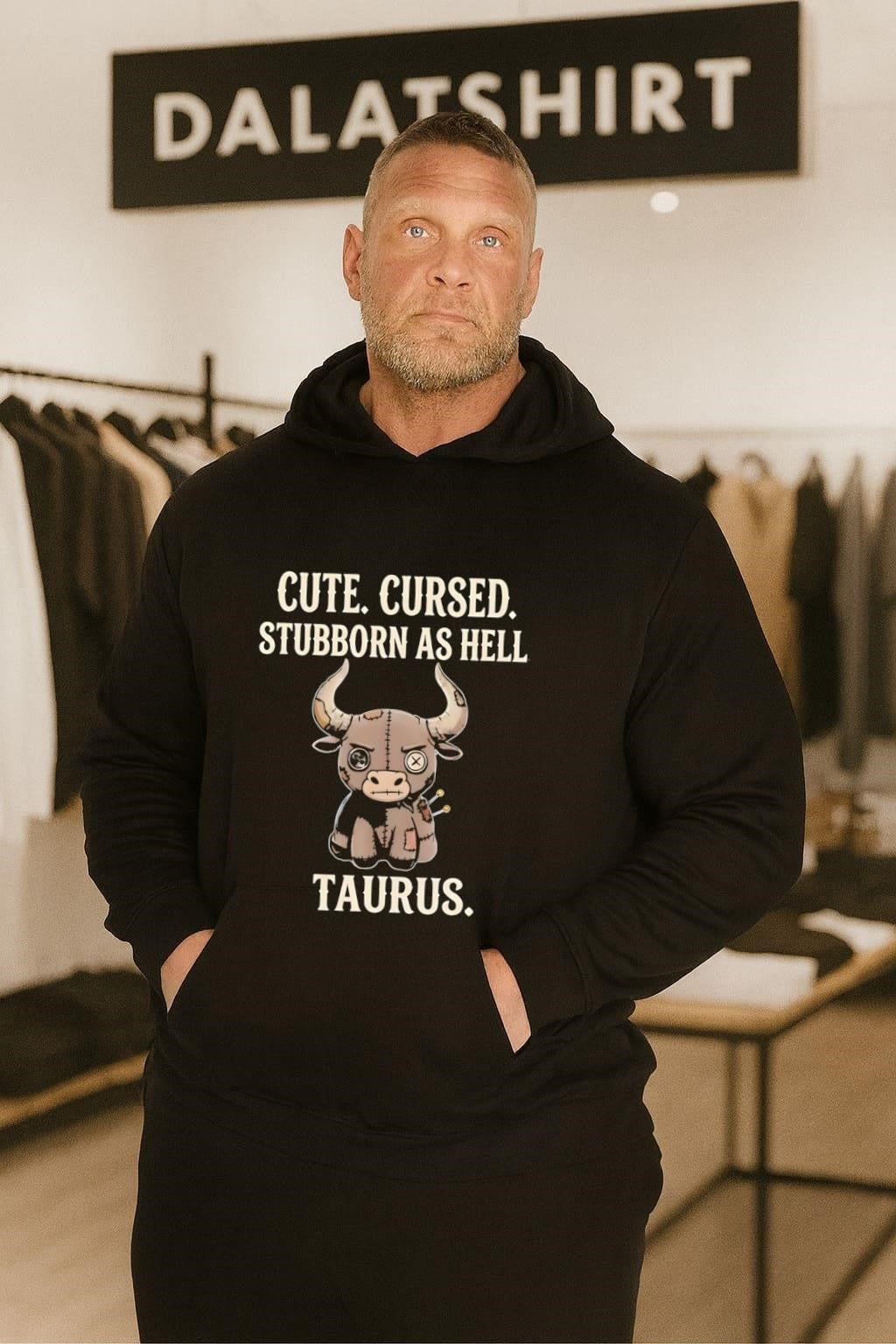 Cute Cursed Stubborn As Hell Taurus shirt