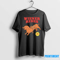 Dachshund Wiener Rides Cartoon Tshirts Sweater