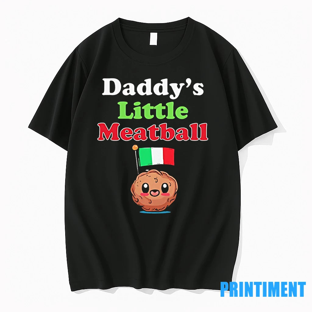 Daddys Little Meatball Italian Flag Tshirts Sweater