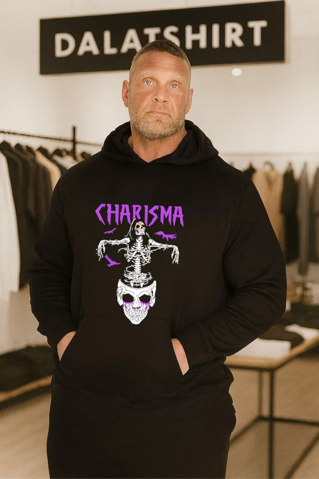 Daisuke Sasaki skull cross charisma shirt