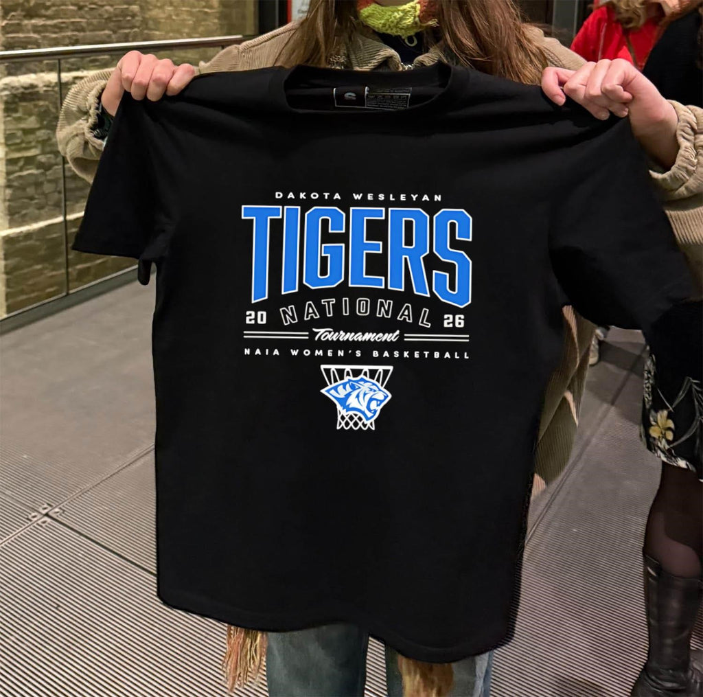 Dakota Wesleyan Tigers National Tournament 2026 NAIA Women’s Basketball shirt