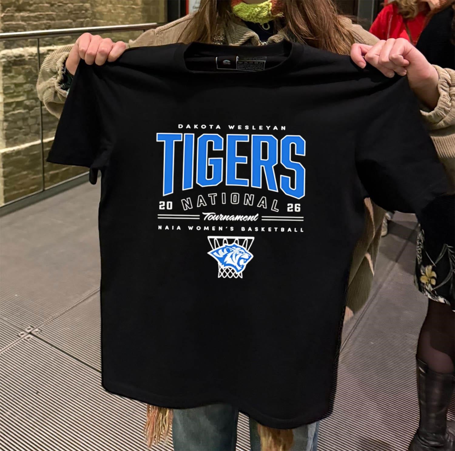Dakota Wesleyan Tigers National Tournament 2026 NAIA Women’s Basketball shirt