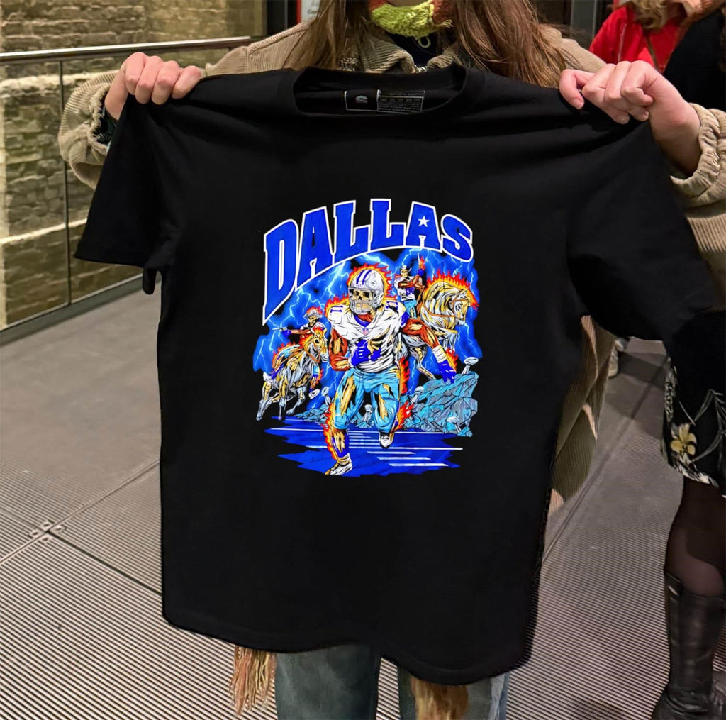Dallas Cowboys Micah Parsons 11 Skeleton Lightning Horses shirt