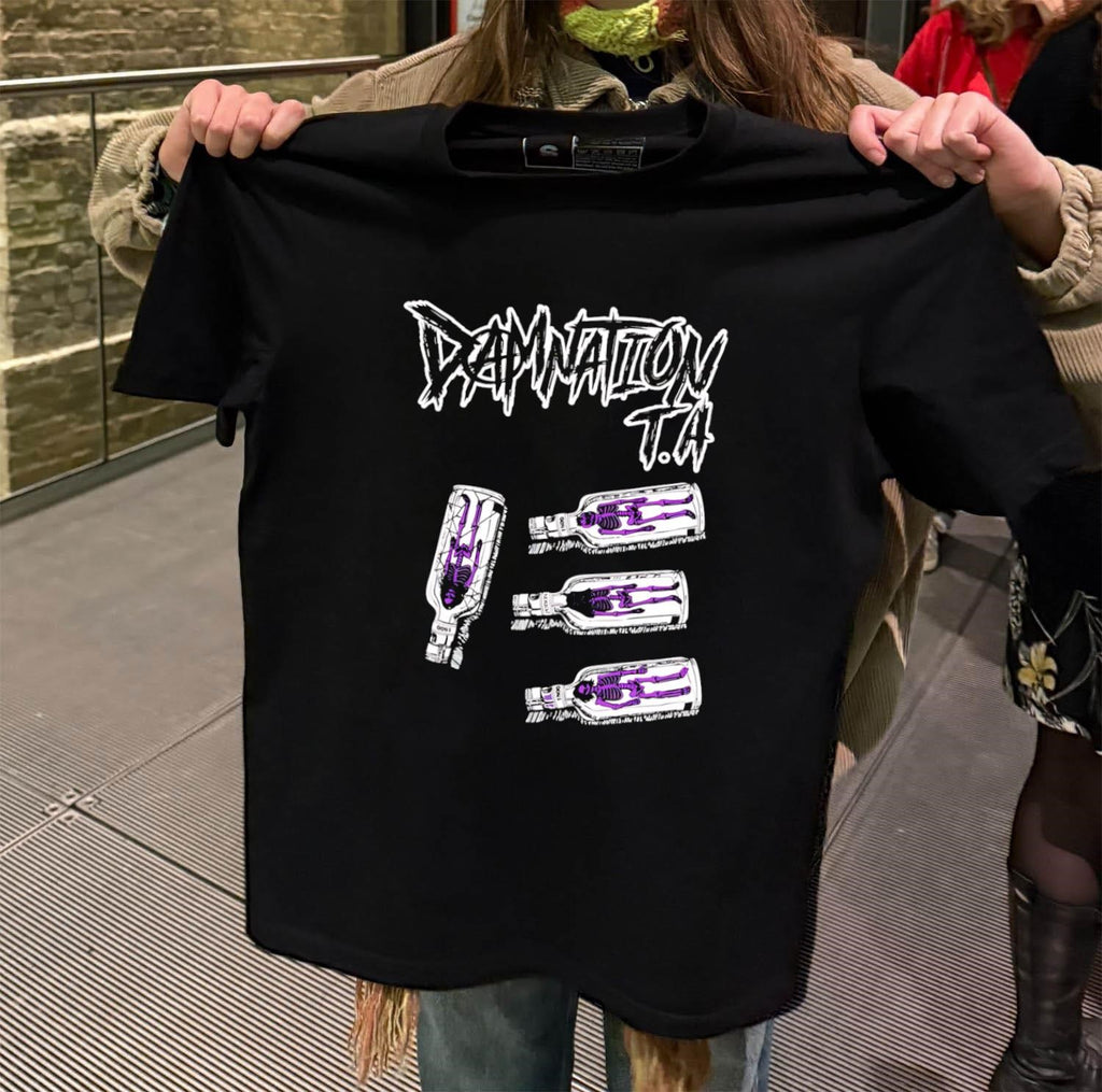 Damnation T.A Skull Bottle shirt