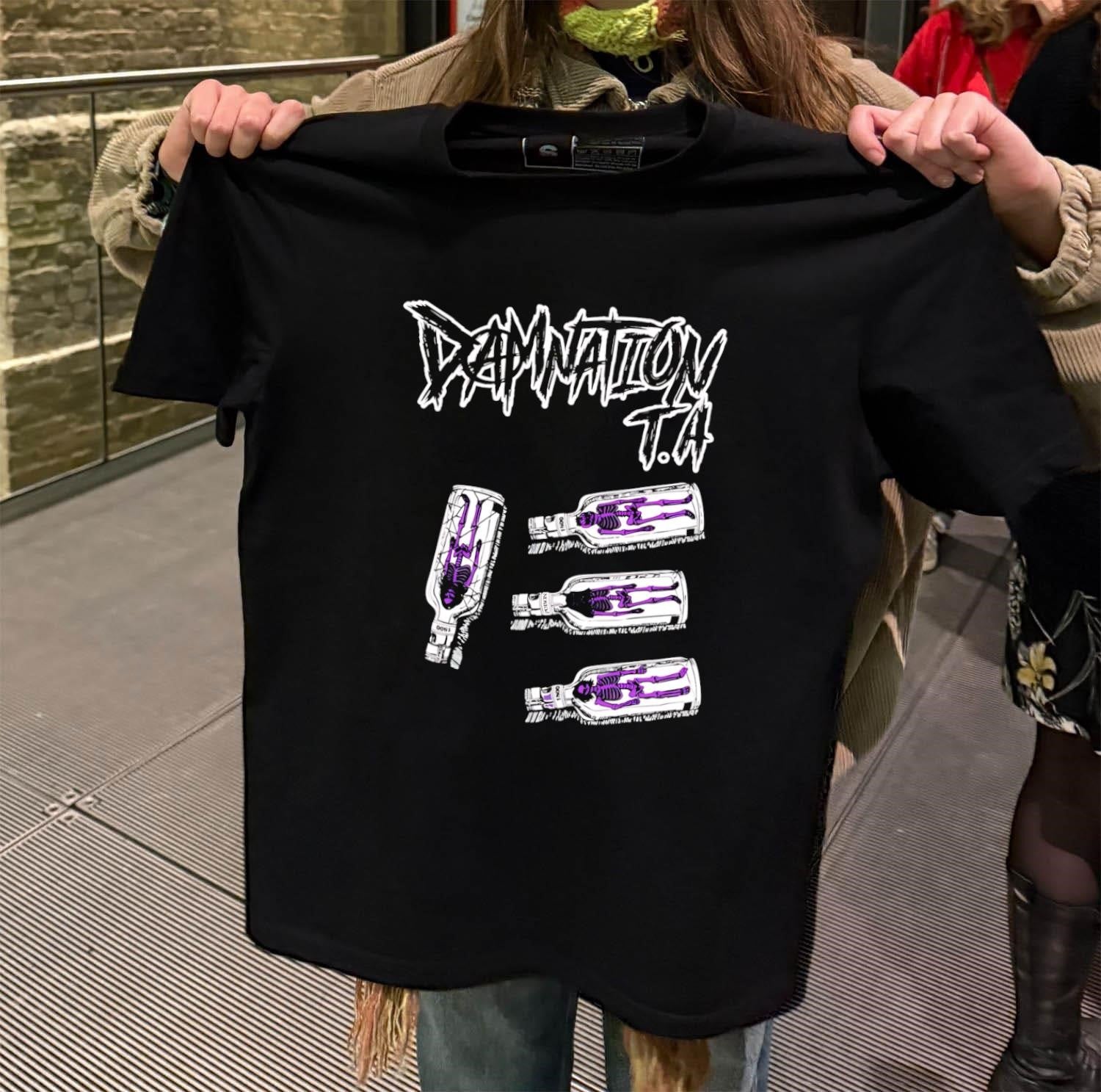 Damnation T.A Skull Bottle shirt