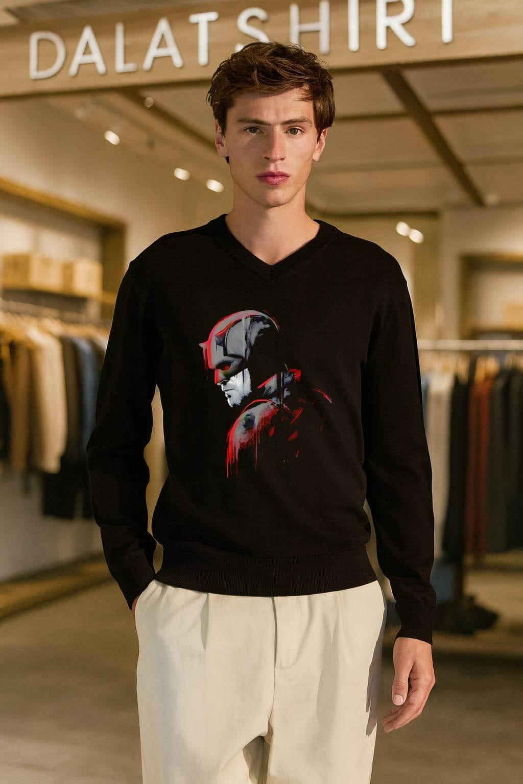 Daredevil Matt Murdock Red Mask shirt